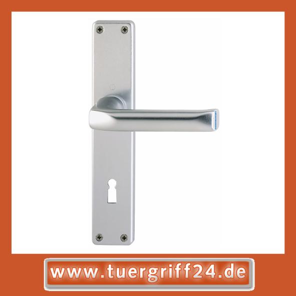 Hoppe London Aluminium Langschildgarnitur F1 Natur 113/202SP, 6675326, 6797278, 6675383, 6675425